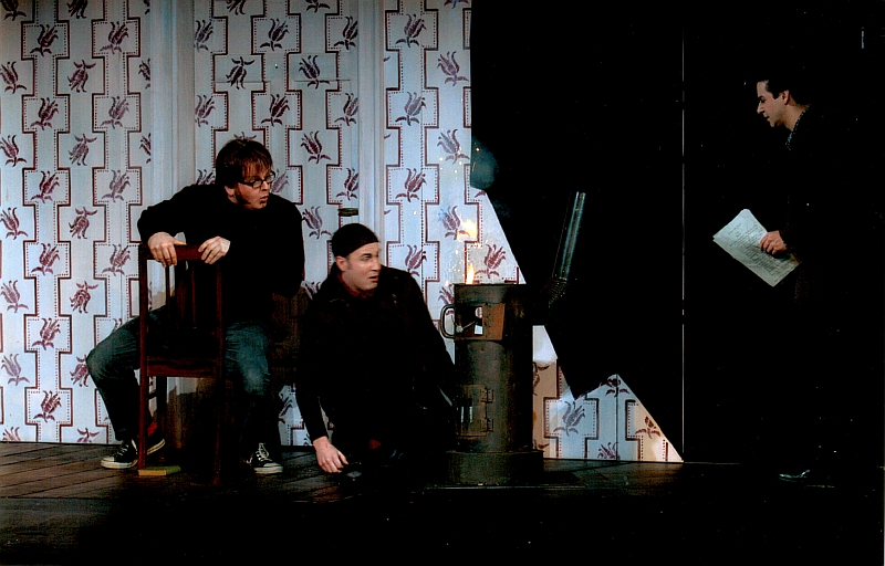 La Bohème, Oper von Giacomo Puccini, Mittelsächsisches Theater Freiberg, 2004, Regie: Cornelia Just, Bühnenbild: Cornelia Just/ Wiebke Horn, Kostüme: Wiebke Horn, Musikalische Leitung: Hinrich Horstkotte, Fotos: Detlev Müller