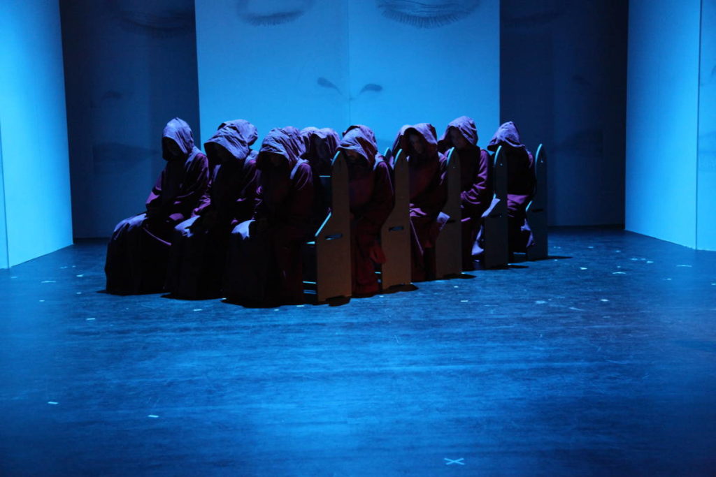 Oper von Giuseppe Verdi, Nordharzer Städtebundtheater Halberstadt/Quedlinburg, 2009, Regie: Cornelia Just, Bühnenbild: Cornelia Just / Wiebke Horn, Musikalische Leitung: GMD Johannes Rieger, Fotos: Jakob Hinz
