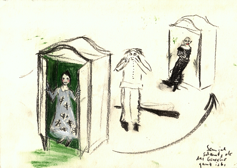 Der Freischütz, Oper von Carl Maria von Weber, Eduard-von-Winterstein-Theater Annaberg-Buchholz, 2004, Regie: Cornelia Just, Bühnenbild: Cornelia Just/ Wiebke Horn, Musikalische Leitung: Friedmann Schulz, Fotos: Dieter Knoblauch