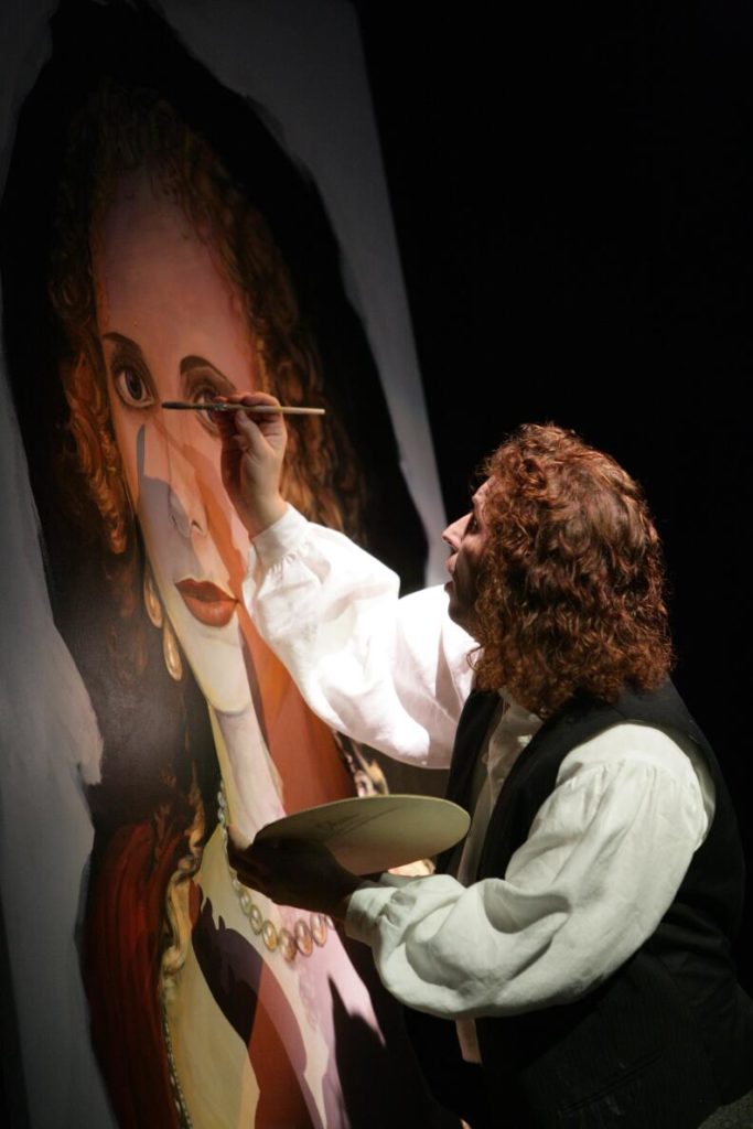 Tosca, Oper in drei Akten von Giacomo Puccini, Landesbühnen Sachsen, 2007, Regie: Horst O. Kupich, Bühnenbild und Kostüme: Cornelia Just , Musikalische Leitung: Michele Carulli, Fotos: Hagen König