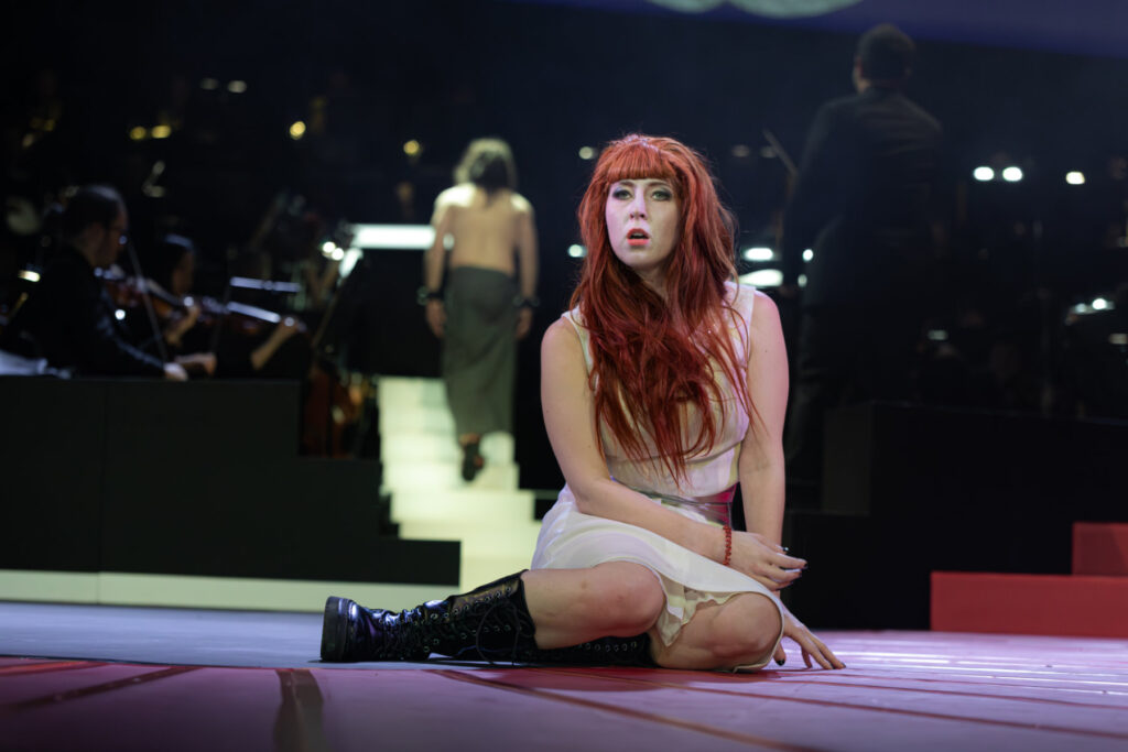 Salome, Musikdrama in einem Aufzug von Richard Strauss nach Oscar Wildes gleichnamiger Dichtung, Theater Plauen/ Zwickau, 2025, Musikalische Leitung GMD: Leo Siberski, Regie: Horst Kupich, Bühne und Kostüme: Cornelia Just, Fotos: André Leischner
